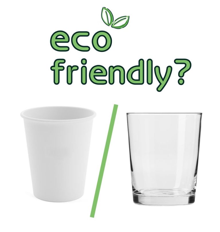 Kubek papierowy, czy szklanka – co jest bardziej eko-friendly?